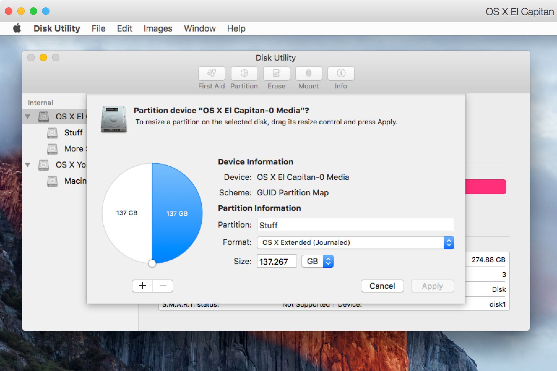 windows format partition for osx